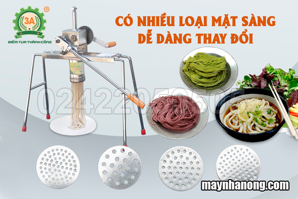 Máy làm bún sợi tươi 3A quay tay