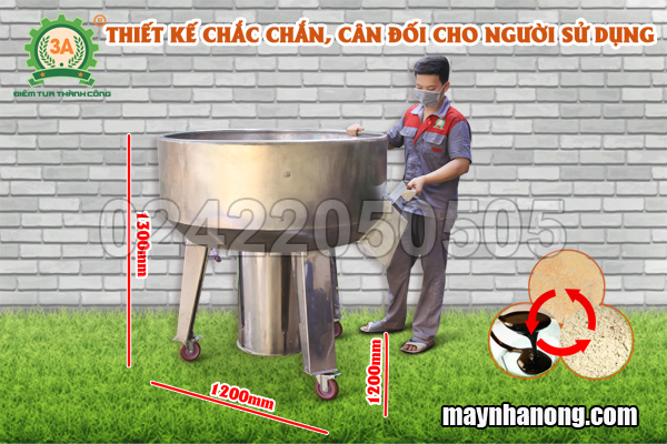 Máy trộn bột công nghiệp 3A4Kw