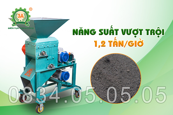 Máy nghiền đất 2 tầng