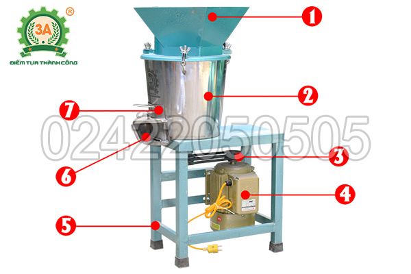 may-bam-nghien-da-nang-3a máy băm nghiền đa năng 3A2,2Kw