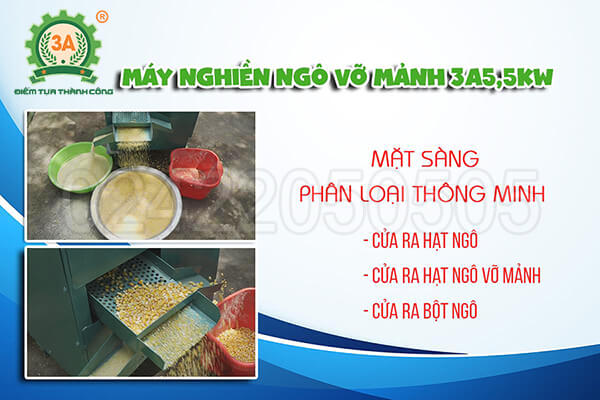 máy nghiền ngô vỡ mảnh
