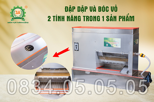 Máy bóc trứng gà công nghiệp