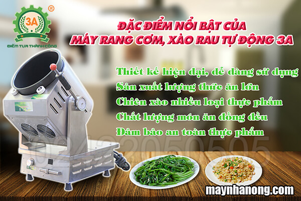 máy rang cơm tự động