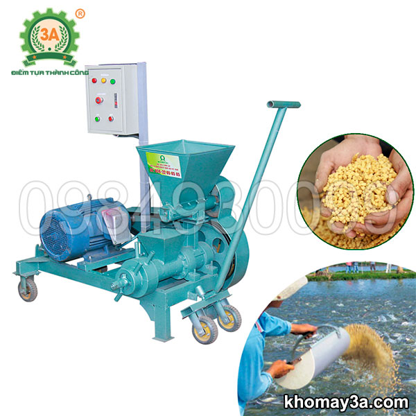 máy làm cám viên nổi cho cá