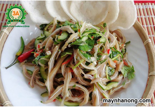Cách làm nộm tai heo dưa chuột