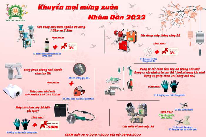 Chương trình khuyến mãi mừng Xuân Nhâm Dần 2022 – Công ty CPĐT Tuấn Tú