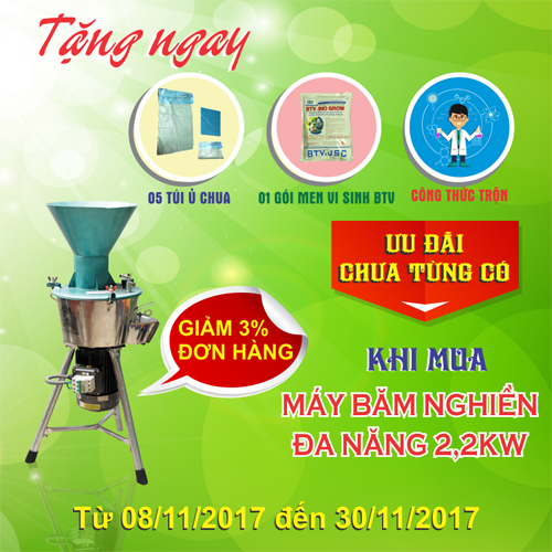 Chương trình khuyến mãi đặc biệt – tại Công ty CP Đầu tư Tuấn Tú