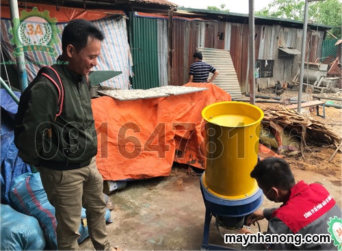 Nhận xét của khách hàng về máy băm rơm, xơ dừa 3A4Kw ống tròn