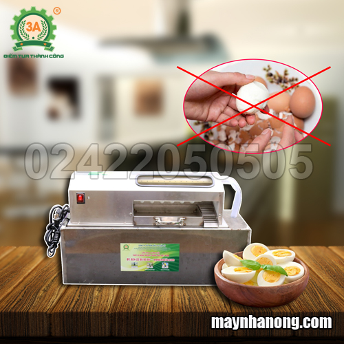 Máy lột vỏ trứng cút mini