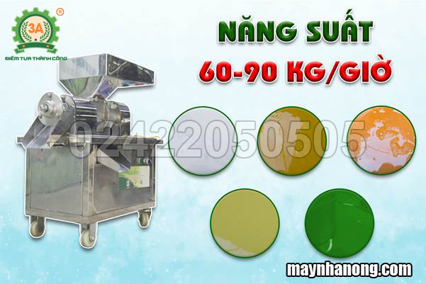 Máy ép nước cốt tinh chất gừng nghệ