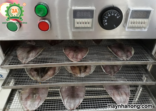 Máy sấy tôm cá