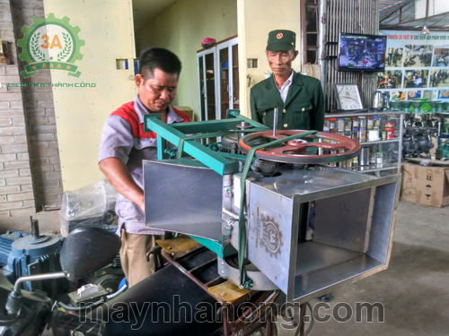 Máy thái cá 3A giúp bác Đậu làm giàu
