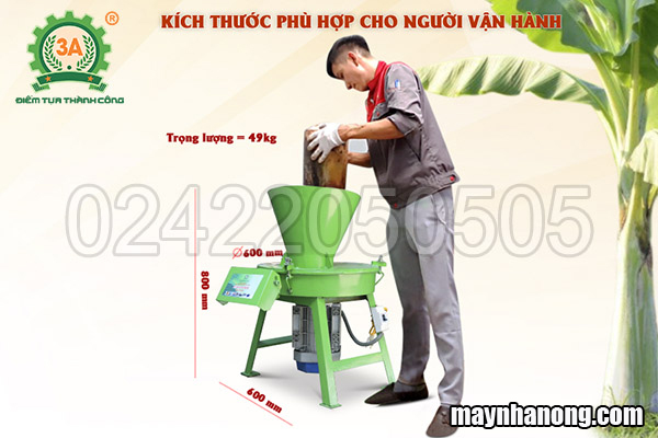 Máy xắt chuối nhuyễn