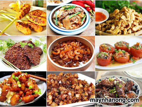 Cách chế biến các món ăn từ thịt heo