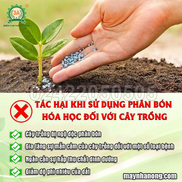 tác hại của việc làm dụng phân hóa học
