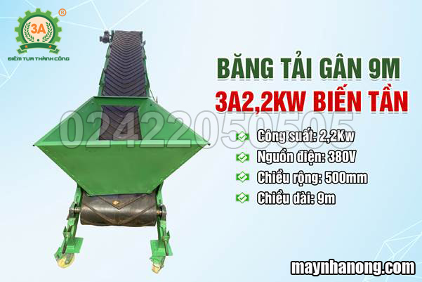 Băng tải B500 dài 9M