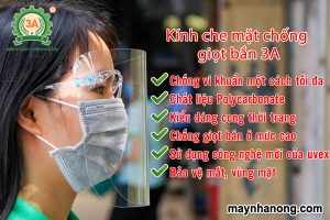Kính bảo hộ chống giọt bắn