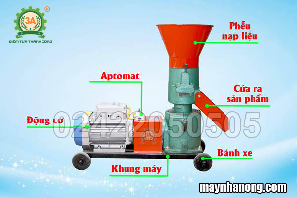 Máy ép cám viên cho thỏ 7