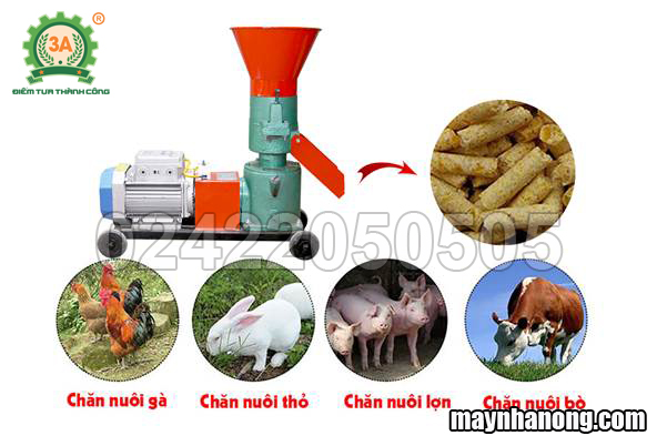 Máy ép cám viên cho thỏ