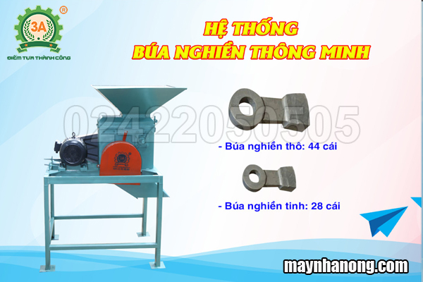 Máy đánh tơi phân bón, xay đất vườn ươm
