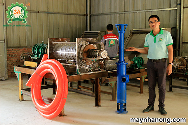 Máy tách phân lợn 3A7,5Kw