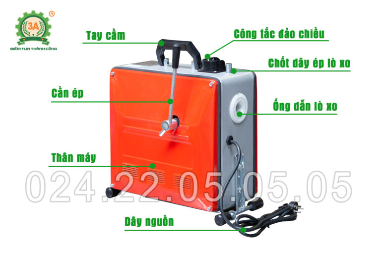 cáu tạo máy thông cống 3A